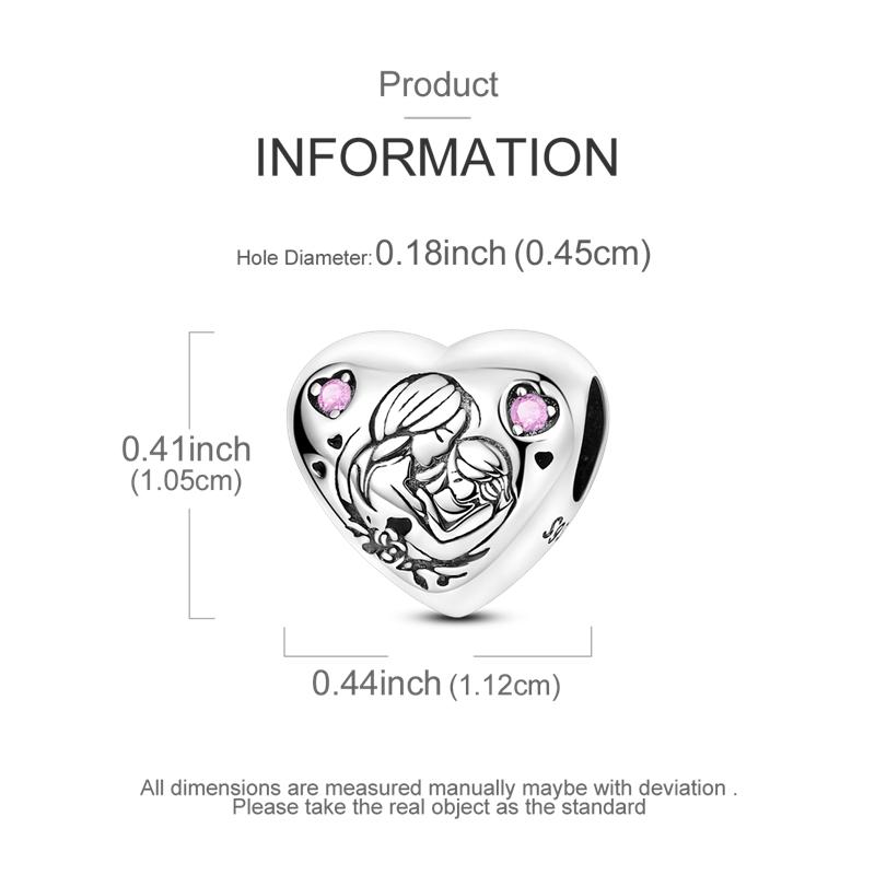 Оригинальный браслет-бенгл, инкрустированный циркониевыми бусинами и шармами, медный браслет-бенгл с подвесками в виде сердца и семейными подвесками