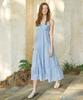 Bellodinela Blanc Stripe Dress Sky Blue
