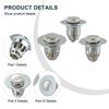 1/3pcs Pop-Up Bathroom Sink Stopper Wash Basin Core Bounce Up Drain Filter Bathtub Stopper Shower Plug Washbasin Accessories