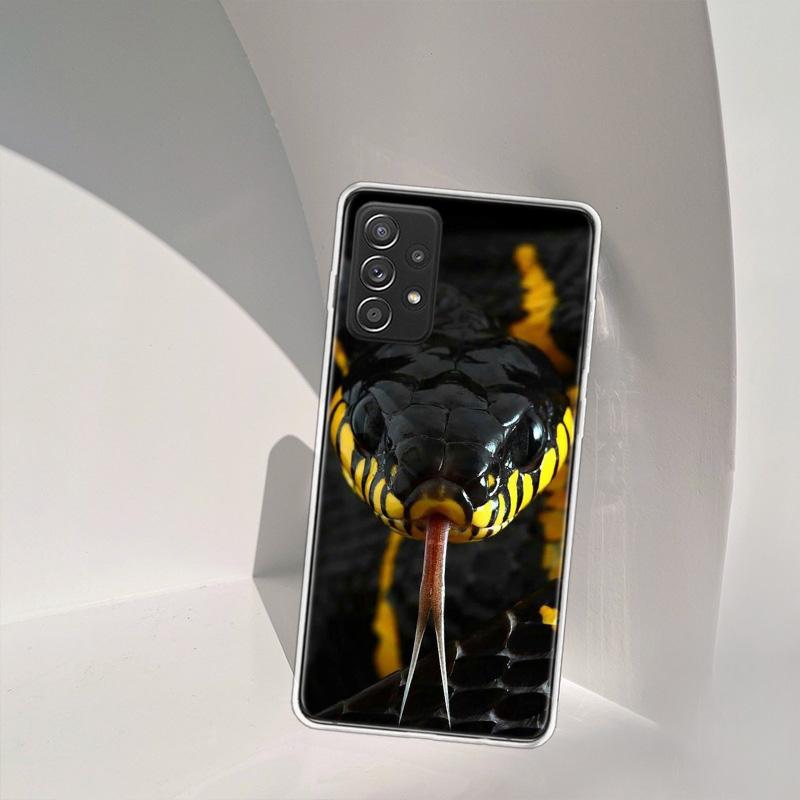 Forest Vipers And Pythons Phone Case for Samsung A54 A57 A37 A17 A14 A15 A12 A24 A34 A55 A35 A25 A52S A07 A05S A04S A22 A32 A72