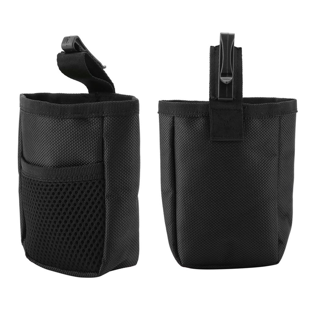 Pet Food Treat Bag Snack Training Obedience Waist Pouch Multifunctional Portable Supplies Black