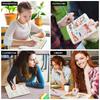 Feela Bullet Journal Synthetic A5 Dot Pen Included Notebook, Leather, Size, Grid, (Brown)