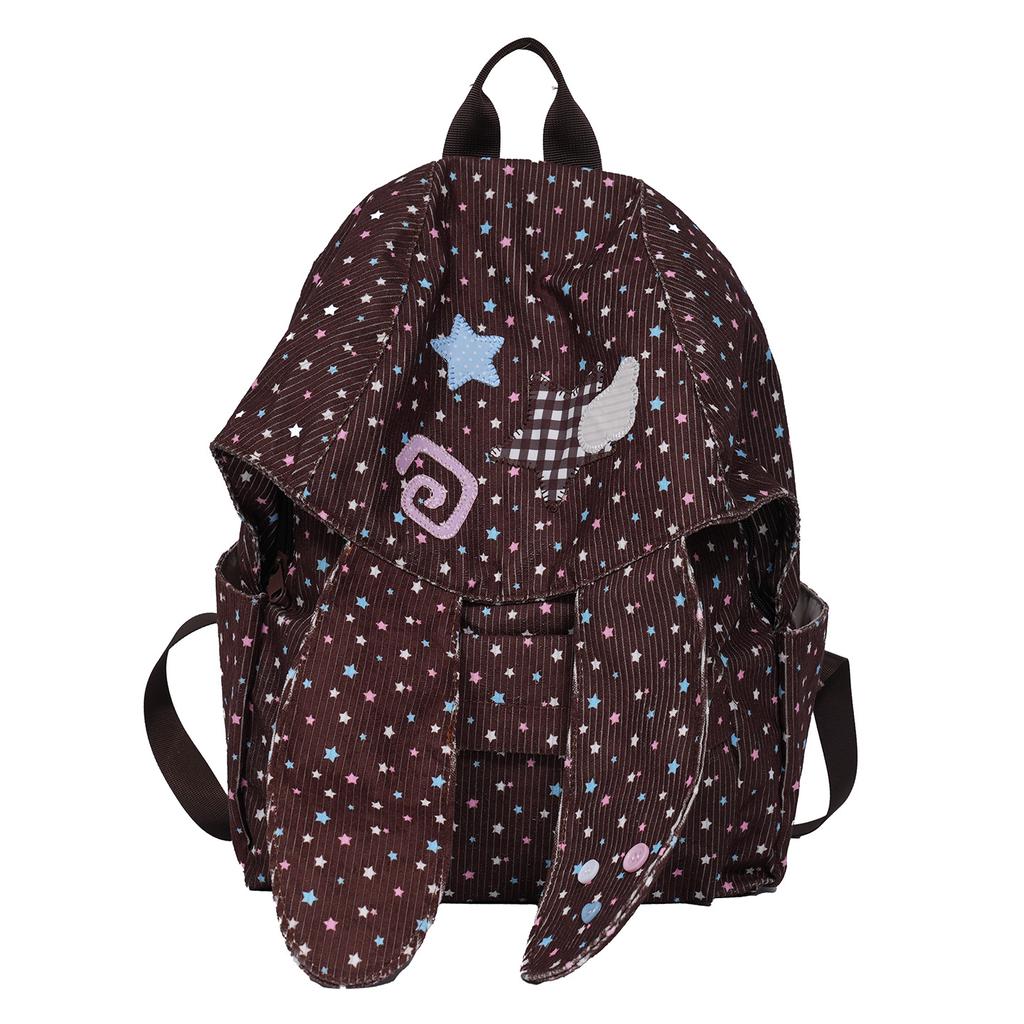 Schoolbag wholesale new Mori ins Japanese solid color canvas casual small backpack retro niche simple student class