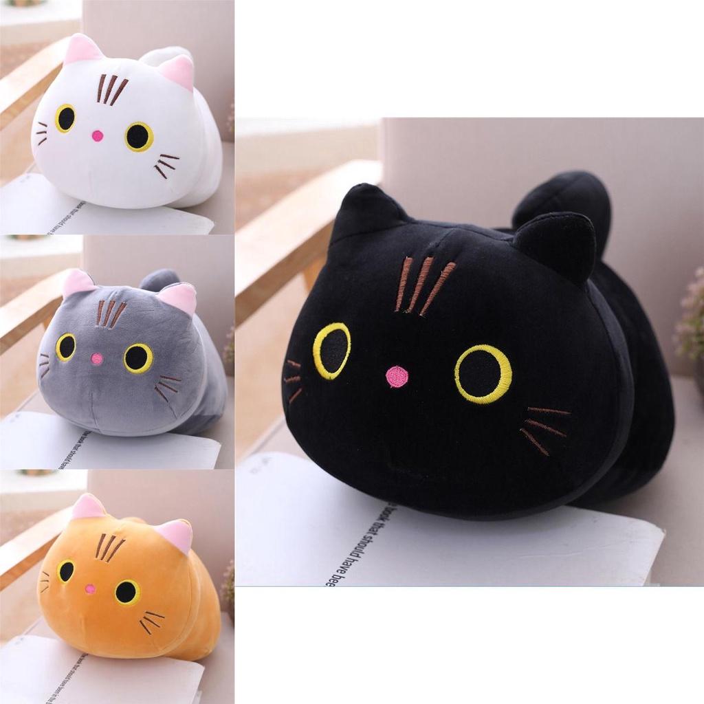 Charming Plush Toy Cat Soft Cushion For Kids Gifts And Cozy Home Accent
