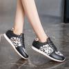 Spring and Autumn Sports Shoes Casual Board Shoes Women 2025 New PU All Soft Soles Plus Training Shoes