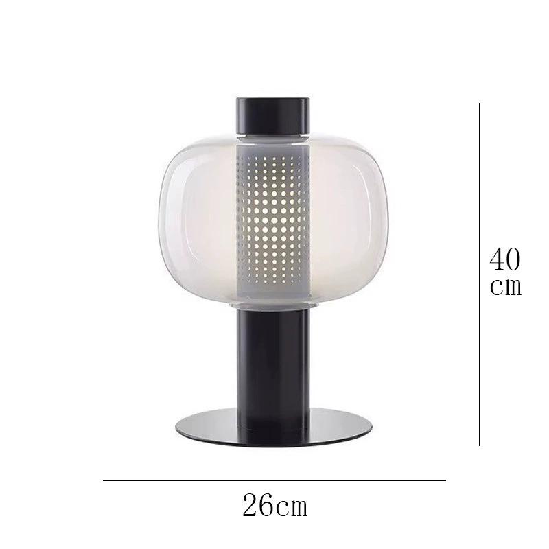 Nordic Modern Glass Table Lamp - Creative, Stylish Lighting for Living Room, Bedroom, Hotel, or Model Room