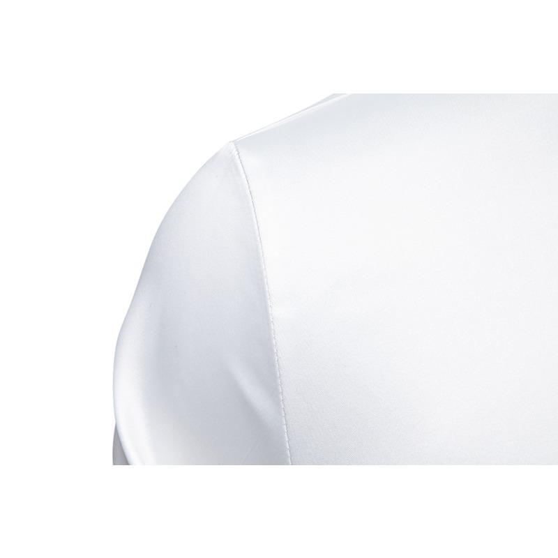 Men S Fashion Satin Smooth Color Block Long Sleeve Shirt