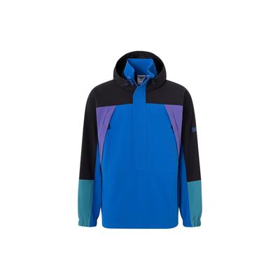 Originals Colorblock Anorak Volný střih Dlouhý rukáv S kapucí Sportovní bunda Pánská bunda Modrá JF2854