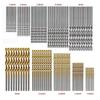 50/100Pcs Titanium-Coated Twist Drill Bit Set 1-3Mm Small Drill Bit Electric Drill Drilling Set Woodworking