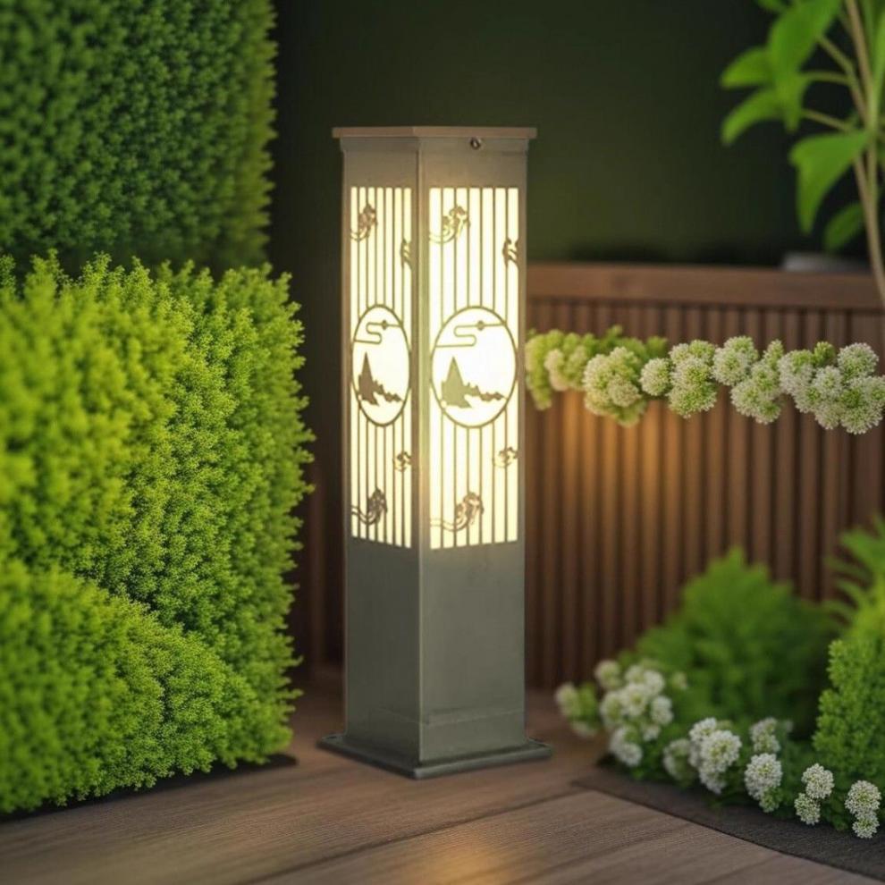 Solar-Powered Waterproof Lawn Light for Outdoor Garden or Villa