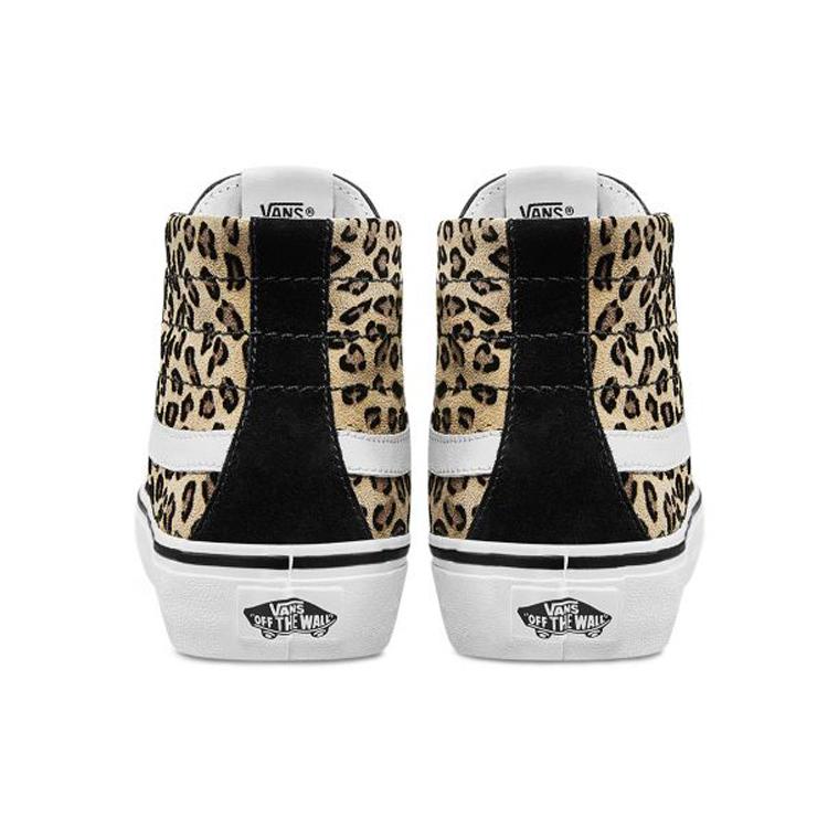 Vans SK8 Hi 138 Decon Sf 'Black White Leopard' Women's (Unisex) Skateboard Shoes VN0A3MV1TTS