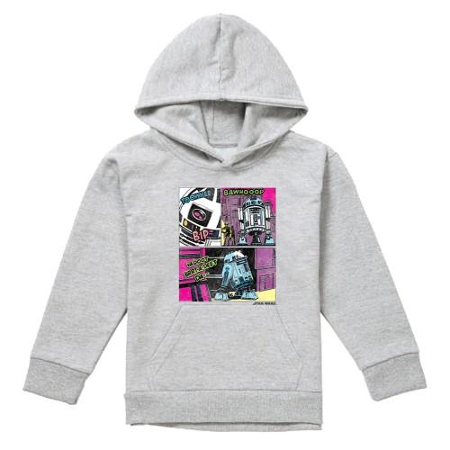 Star Wars Childrens/Kids To The Rescue R2-D2 Heather Hoodie