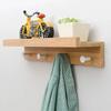 Solid Wood Wall Clothes Hanger Coat Rack Clothes Hanger Dressing Creative Entrance Hall Living Room Furniture Wall Storage Rack