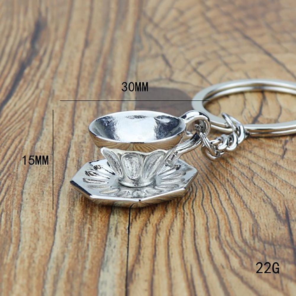 Mini Coffee Handle Keyring Pitcher Creative Barista Coffee Keychain  Birthday Gift