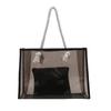 Popular Large-capacity Bag Women's Bag 2025 New Trendy Transparent Shoulder Bag Tote Bag