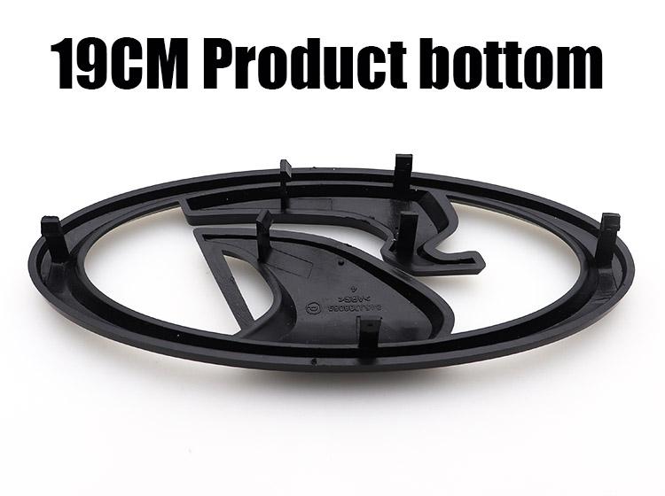 1pcs 3D 12cm 9cm 6cmm ABS Car Front Rear logo sticker steer wheel emblem door trunk sticker car rear Emblem sticker Accessories