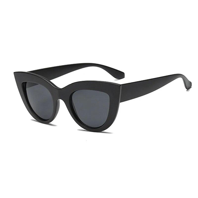 New European And N Retro Cat-eye Sunglasses Female Face-shaving Sunglasses