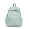 Schoolbag Japanese Ins style student backpack polka dot star floral decorative backpack large capacity travel student schoolbag