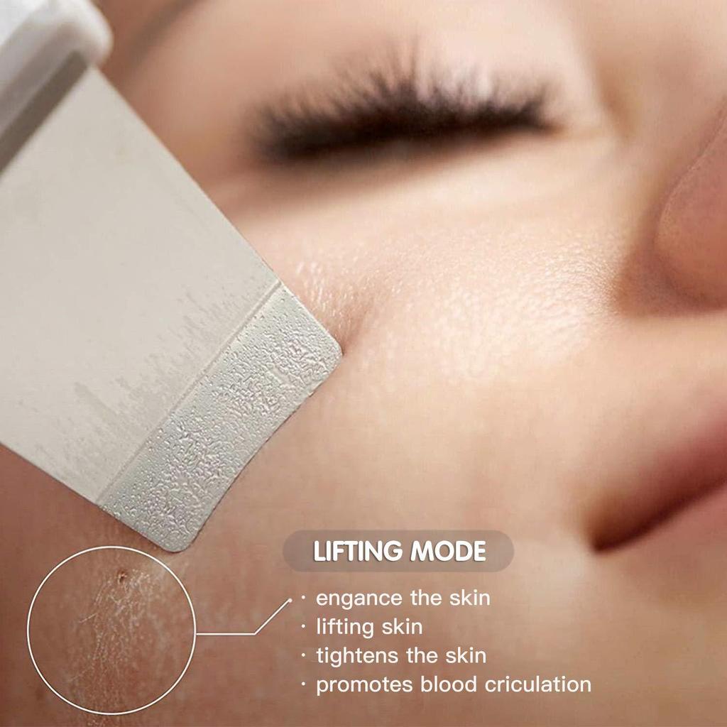 Ultrasonic Facial Skin Scrub Machine Electric Exfoliating Pore Cleaner To Remove Blackheads Rechargeable Beauty Instrument Home