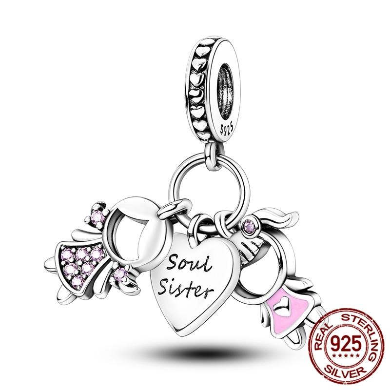 Copper Charms Beads Fit Original Pan Bracelet Making For Woman Jewelry Fashion Pendant