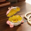 Inlaid Rhinestones Animal Figurine Trinket Box Hinged Jewelry Box  Home Desktop Decoration