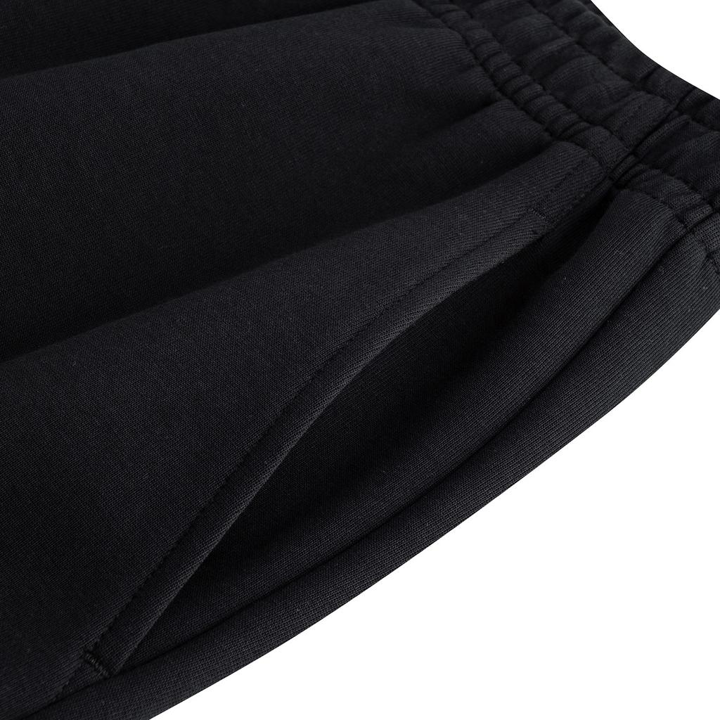 Anta Série de Treino Calças Compridas Masculinas Calças Esportivas Tricotadas de Primavera Calças Masculinas Parte de Baixo Preto Básico 952617304-3