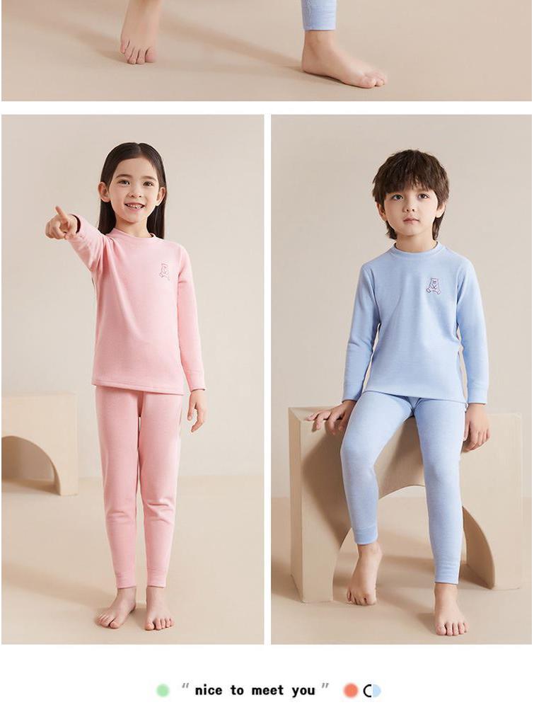 Autumn Thermal Underwear Set for Girls (Ages 2-12)
