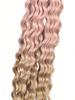 22Inch Ocean Wave Crochet Hair Synthetic Deep Wave Twist Crochet Braiding Hair Extensions Ombre Afro Curls Passion Twist Hair