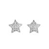 Hui Zhiyi Women's S925 Silver Star Stud Earrings – Light Luxury, Versatile Fashion Style