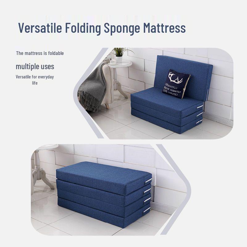 Special Sale: Japanese-Style Folding Sponge Mattress for Floor Sleeping or Office Naps