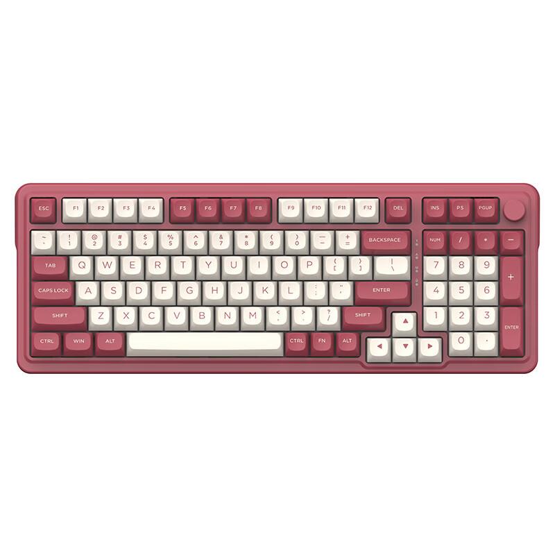 Red Dragon KS99 Tri-mode Wireless RGB Backlit USB-C Mechanical Keyboard Custom-built Full-key Hot-swappable Switches Gaming