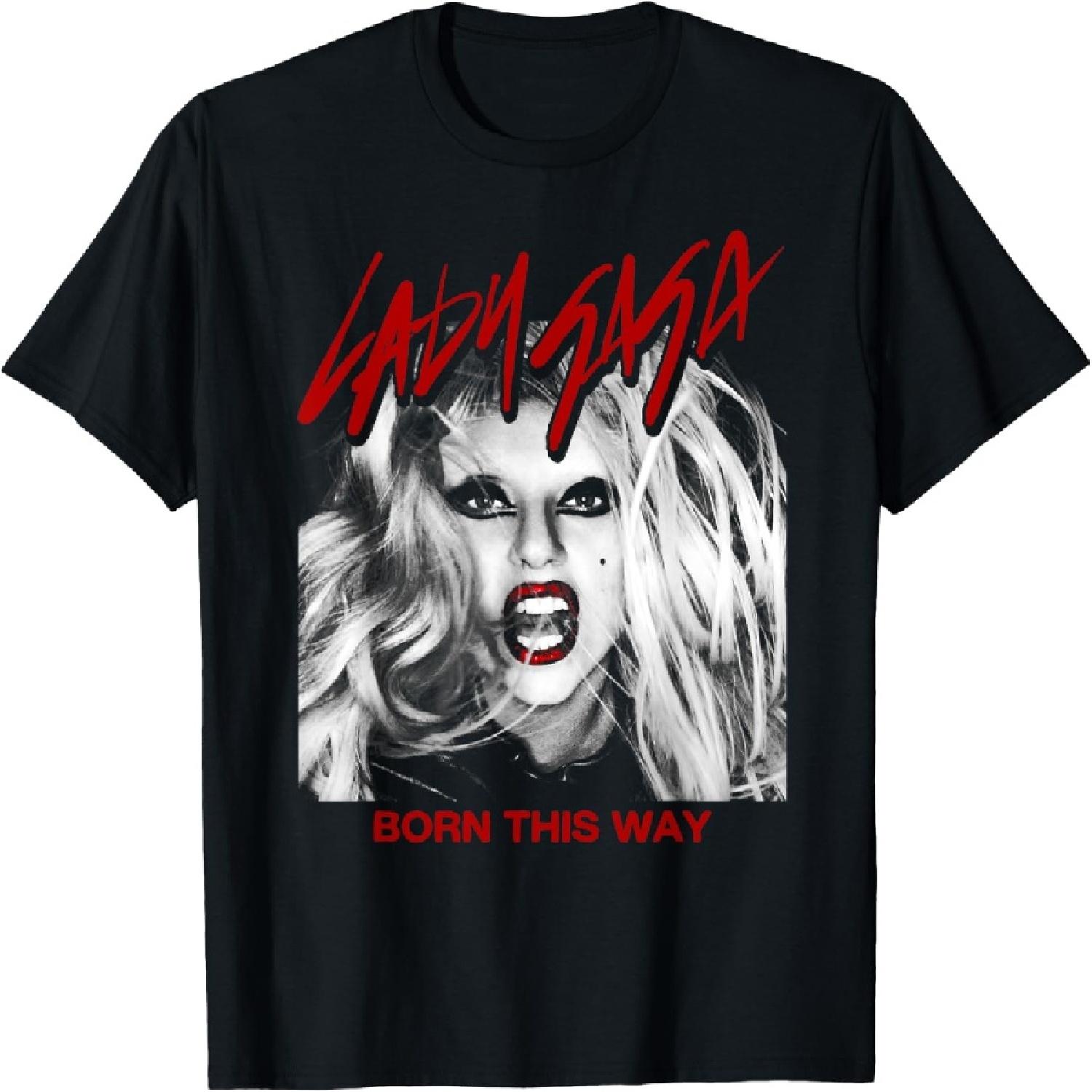 Официальная футболка с обложкой альбома Lady Gaga Born This Way S разноцветный