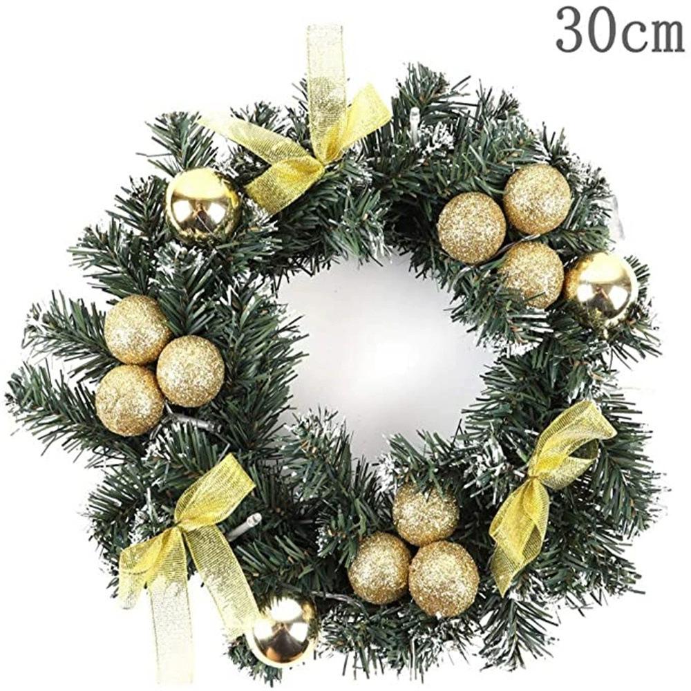 Christmas Wreath 30/40cm Xmas Decor Window Display Props Creative Gift