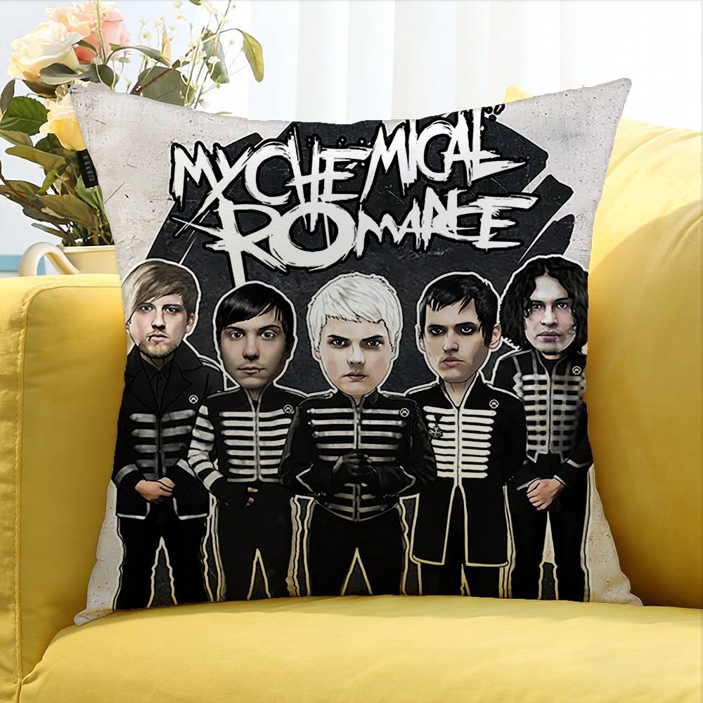 MCR Fan Icon My CChemical Romance Various Sizes Square Pillow Case For Car Home Bedchamber Decor