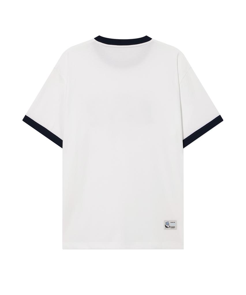 COVERNAT [Covernat X Hidana] Lucky Cereal Ringer T-Shirt Off White
