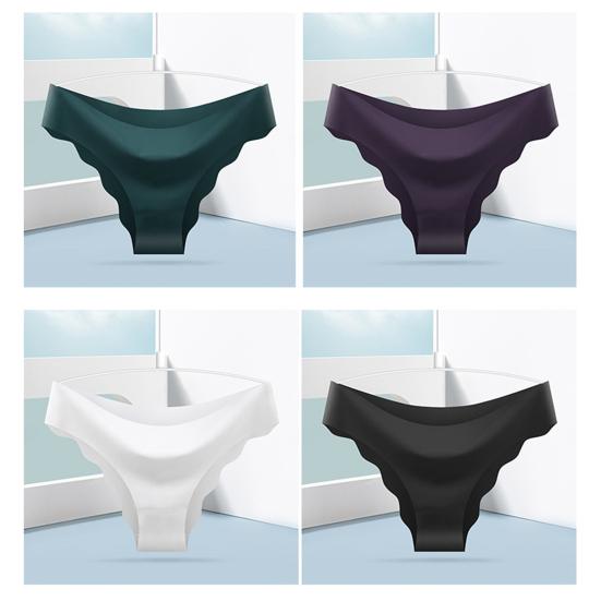8 Pcs Seamless Underwear for Women No Show Ice Silk