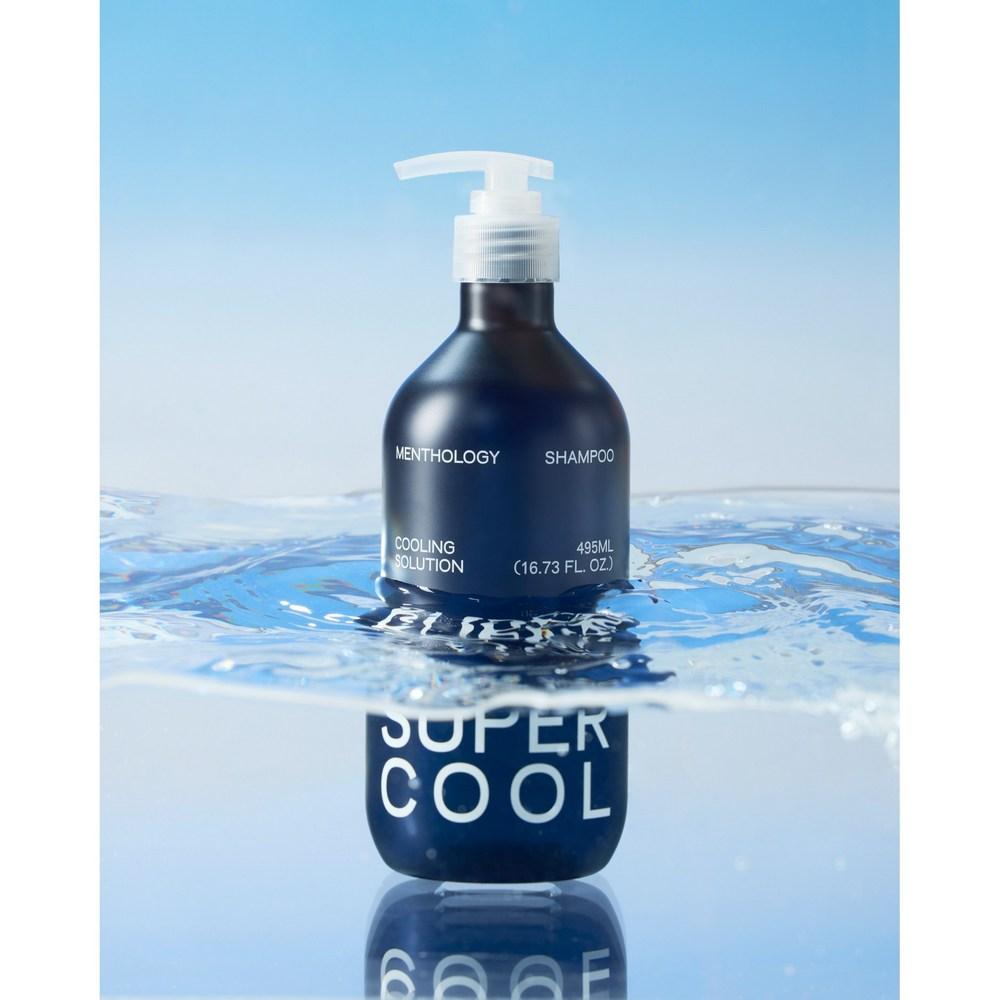 Mentology Super Cool Cooling Hair Loss Functional Shampoo, 495ml, 1 unit