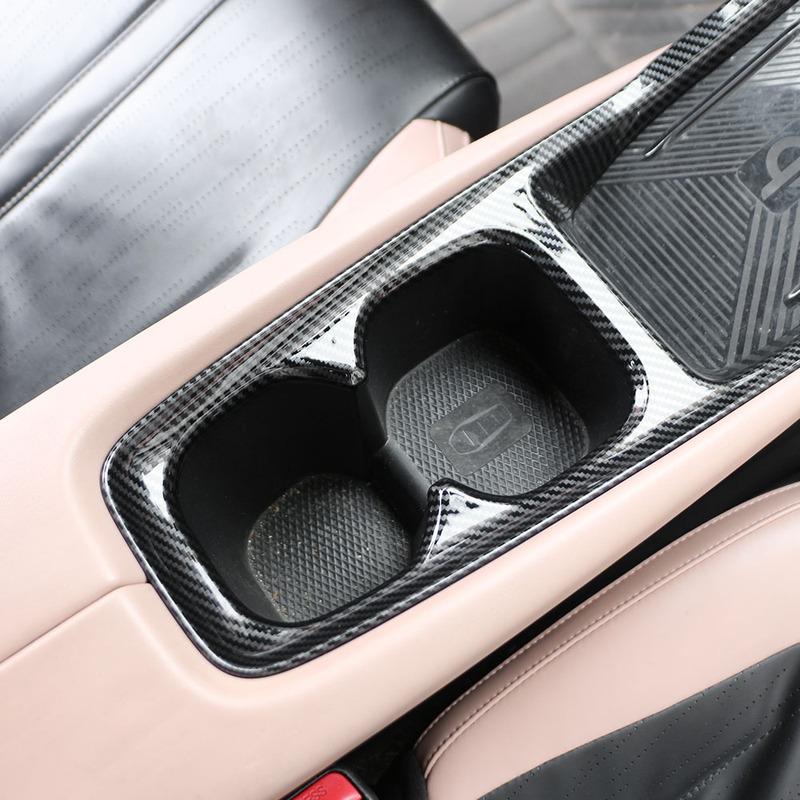 For BYD Dolphin Mini Dolphin Surf Seagull 2024 2025 LHD Gear Shift Panel Cover Center Console Water Cup Sticker Trim Accessories