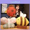 Bees Butterflies Insect Ladybugs Plush Toy Stuffed Doll Decoration Kids Gift