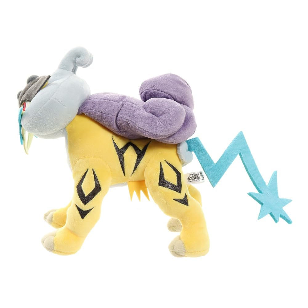 Sanei Boeki Pokemon ALL STAR COLLECTION Raikou W11 x D19 x H22cm Plush Toy Pokemon PP62 (S)