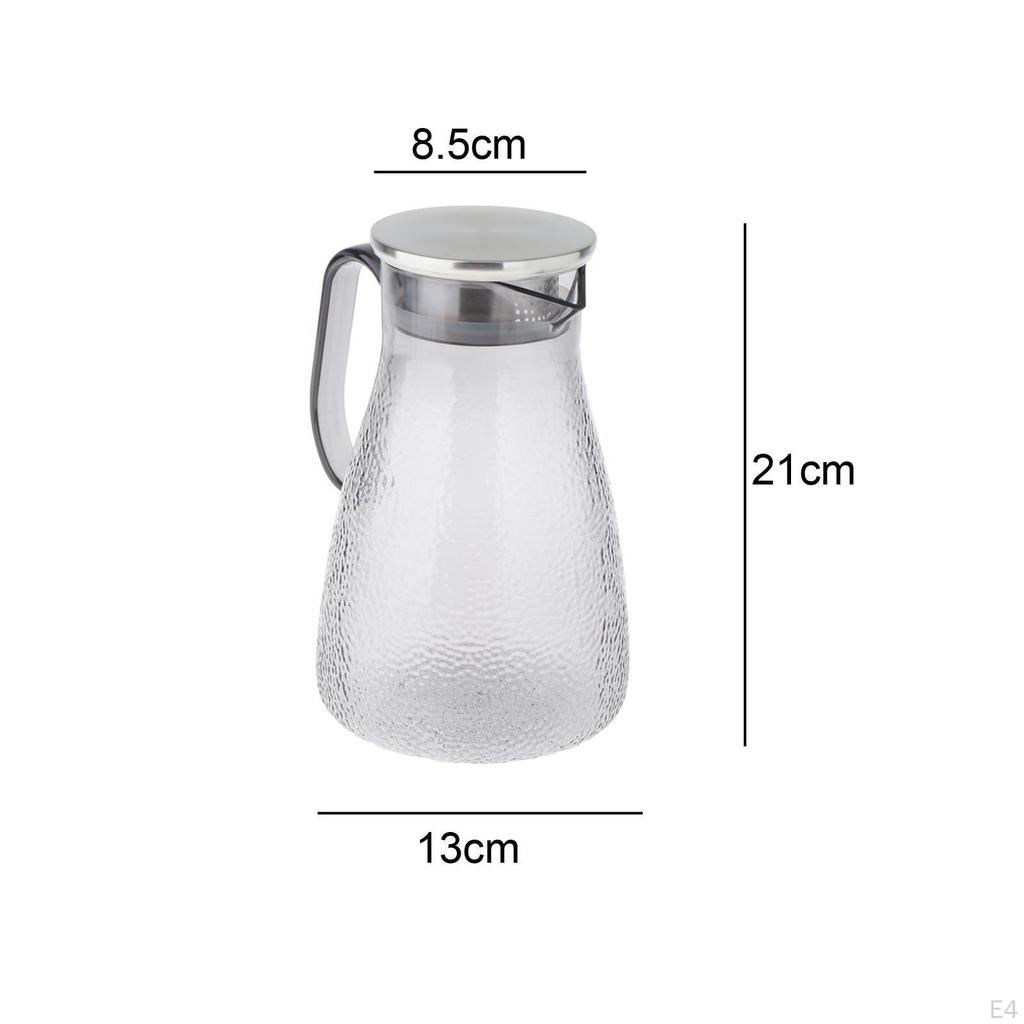50oz Water Kettle Pitcher with Handle, Beverage Pitcher, Versatile Drink Jug Juice Milk