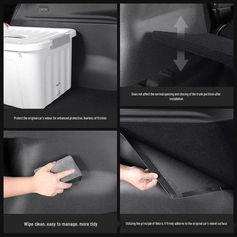 Tesla Model Y Rear Trunk Side Protective Plates - Set of 25