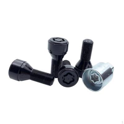 4 Pieces Anti Theft Wheel Bolt Locks Tire Screw Bolts 14 X 1.25mm for 6 03/2011-2013