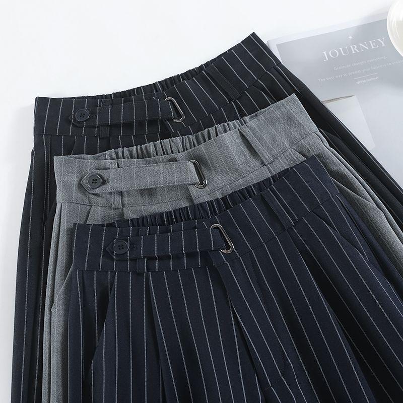 Women s High-Waisted Striped Wide-Leg Pants - Autumn Petite Collection Small