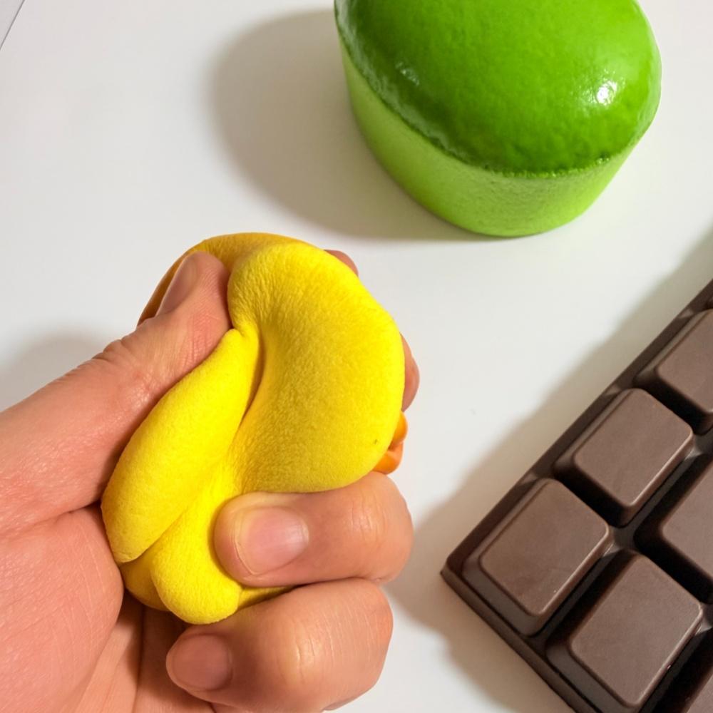 Stress Relief Toy Squishy Simulation Bread Chocolate Ball Super Slow Rebound Decompression Fidget Toy Anxiety Relief