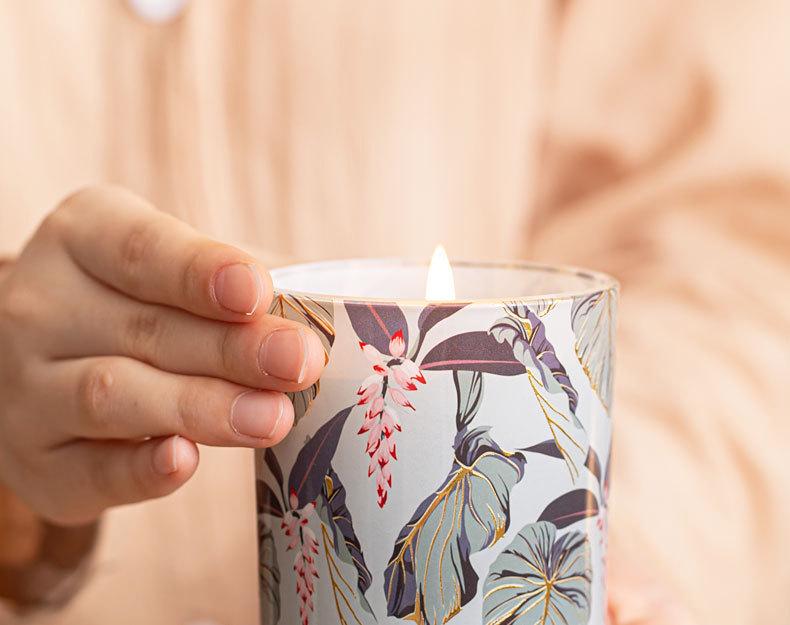 Pineapple Mango Scented Soy Candle - Smokeless Aromatherapy Gift