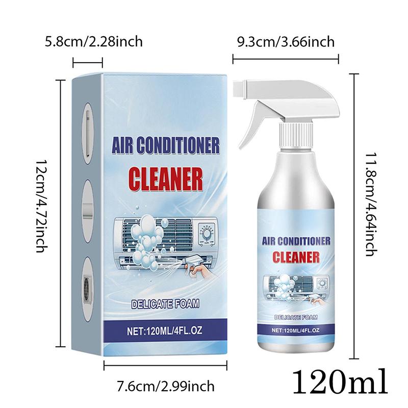120ml Air Conditioner Cleaner Strong Cleaning Removes Stains And Odors Fast Decomposition Household Cleaning Tools