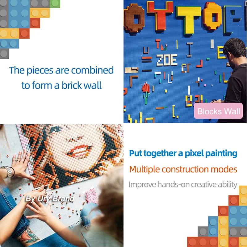 Classic Baseplate 50x50 Dots Building Blocks Bricks Base Plates DIY Plastic Board Building Blocks Baseplates Construction Toys