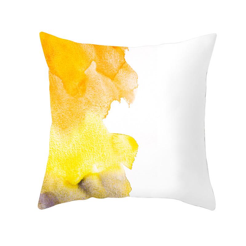 Home Decoration Geometric Space Printed Pillow Cover Colorful and Bright Sofa Cushion Cover