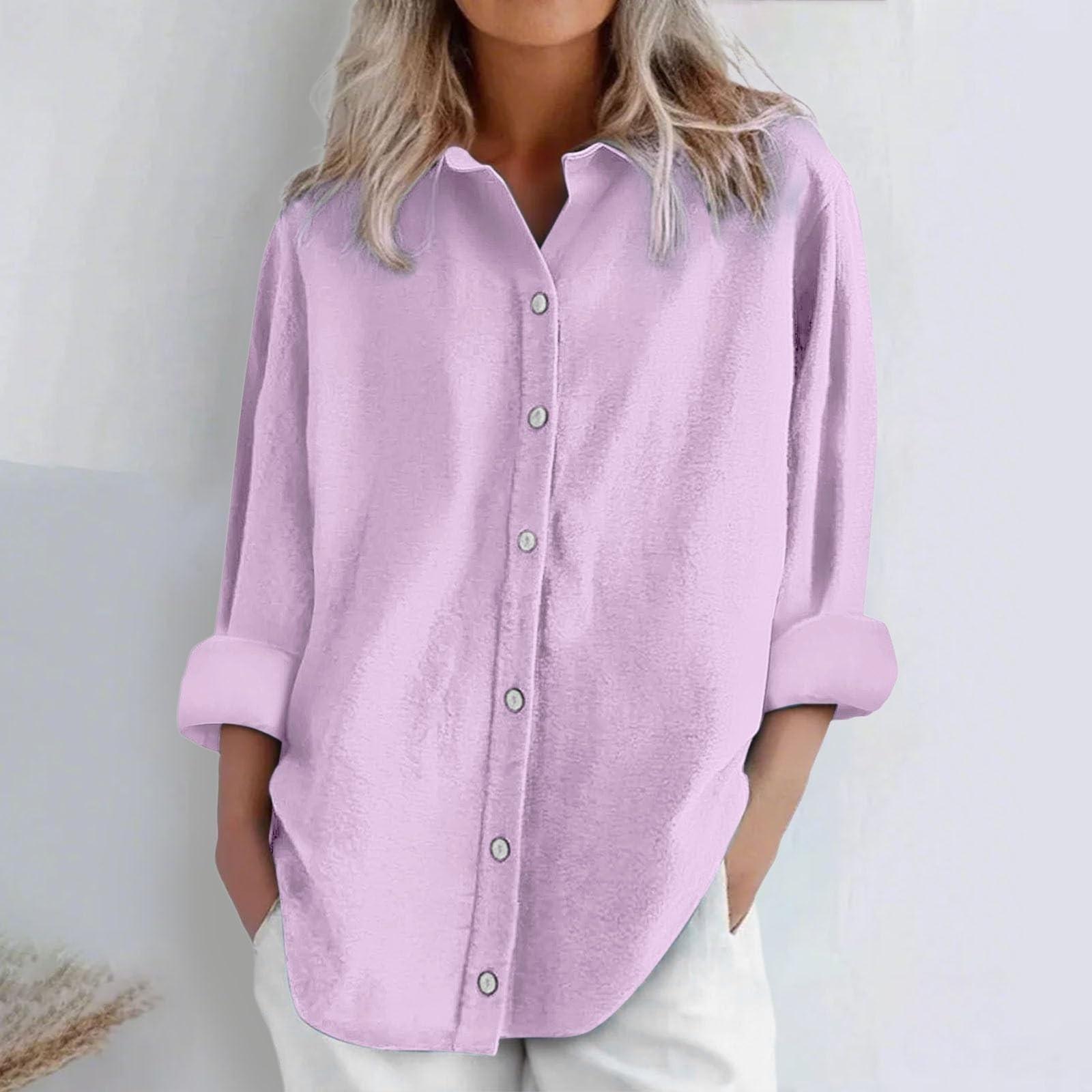 

Женский модный повседневный однотонный хлопковый кардиган на пуговицах с длинным рукавом XXL